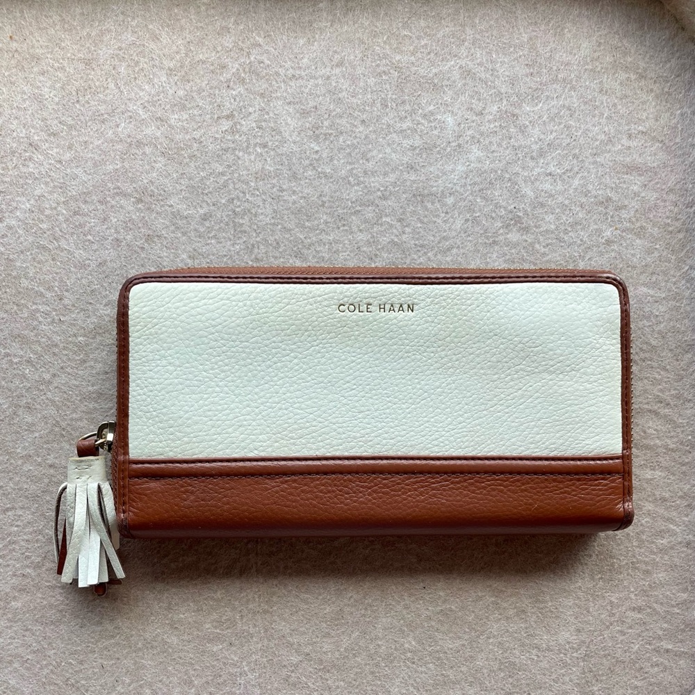 Cole Haan Two-Tone Leather Wallet